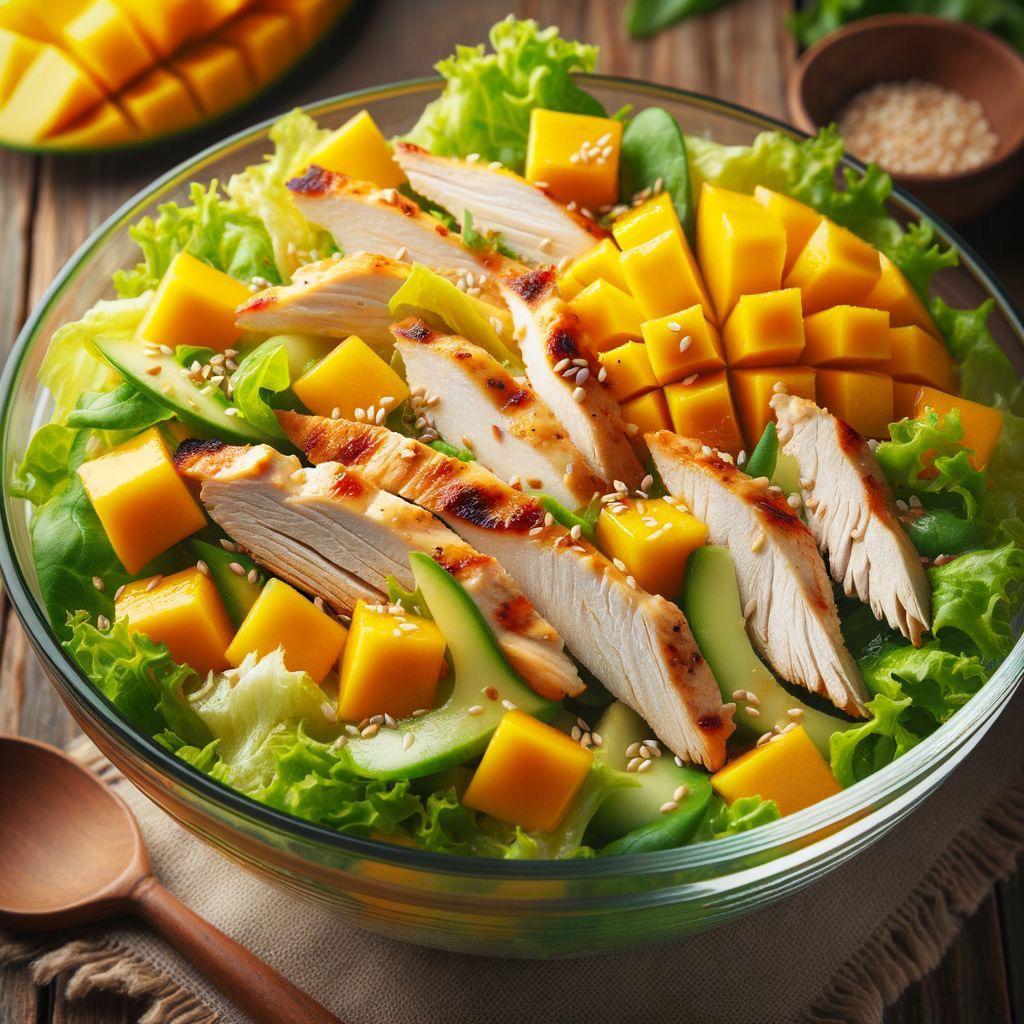 Salada com Frango Grelhado